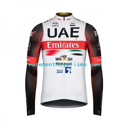 Homme Maillot vélo Manches Longues 2022 UAE Team Emirates N001